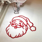 Santa Embroidery Design, Vintage Santa Outline, Christmas Embroidery Designs, Embroidery Machine Design, Digital Instant Download