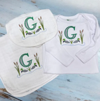 Mallard Ducks Cattails Reeds Pond Monogram Frame Design, for Machine Embroidery, 6 Sizes PES++ Incl Digital Instant Download