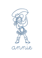 Cowgirl Kid Vintage, Machine Embroidery Design, Instant Download
