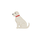 Lab Dog SKETCH Machine Embroidery Design 4 Sizes Classic Preppy Instant Download