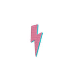Lightning Bolt 6 Sizes 3D Preppy Machine Embroidery Design Digital Download