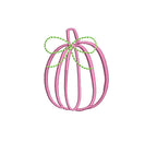 Mini-Pumpkins Open Style with Optional Bows Machine Embroidery Design PES JEF DST++ Included In Digital Download