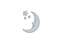 Man In The Moon 6 Sizes Classic Preppy Baby Boy Baby Girl Machine Embroidery Design PES DST JEF Included In Digital Instant Download