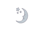 Man In The Moon 6 Sizes Classic Preppy Baby Boy Baby Girl Machine Embroidery Design PES DST JEF Included In Digital Instant Download