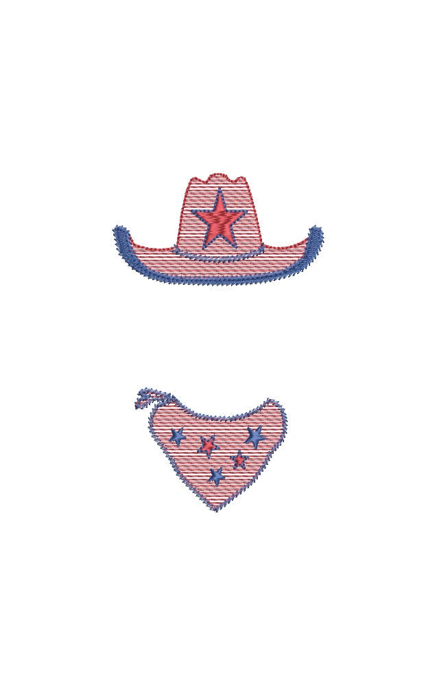Western Monogram Frame Machine Embroidery Design, 3 Sizes, PES DST JEF++ Digital Instant Download