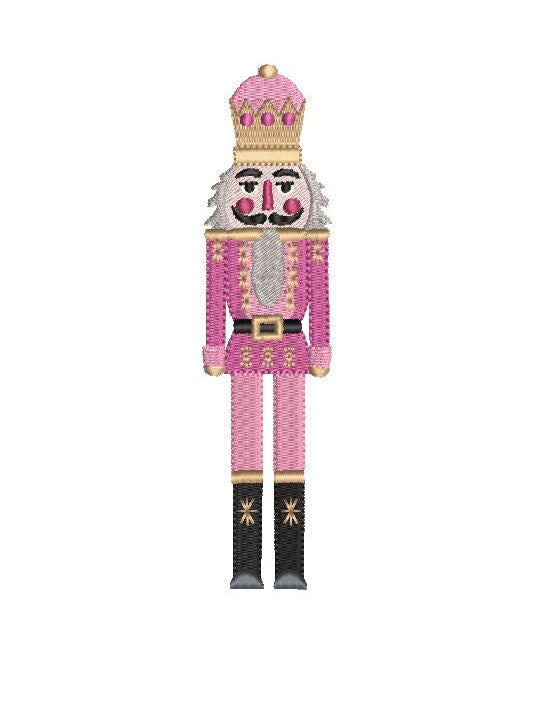 Nutcracker King 3 Sizes Machine Embroidery Design PES DST JEF Included In Digital Instant Download