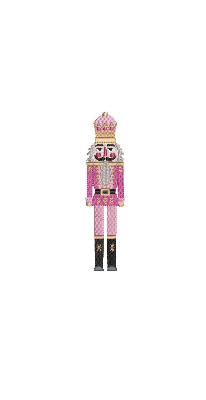 Nutcracker King 3 Sizes Machine Embroidery Design PES DST JEF Included In Digital Instant Download