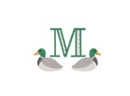 Mallard Duck Single Machine Embroidery Design, 5 Sizes, PES DST JEF Incl Digital Instant Download