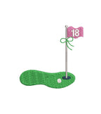 Golf Green Girls 18th Hole Monogram Preppy Frame Machine Embroidery Design, 4 Sizes PES DST JEF++ Incl Digital Instant Download
