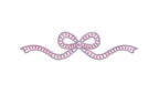 Bow with Pearl Knots, 3 Sizes PES DST JEF++ Incl Digital Instant Download