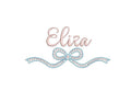 Bow with Pearl Knots, 3 Sizes PES DST JEF++ Incl Digital Instant Download