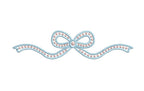 Bow with Pearl Knots, 3 Sizes PES DST JEF++ Incl Digital Instant Download