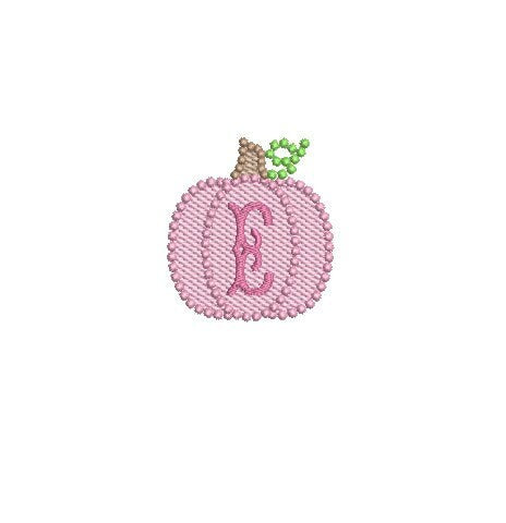 Pumpkin Pearl Knots Beaded Single Light Sketch Machine Embroidery Design 7 Sizes PES DST JEF Incl Digital Instant Download