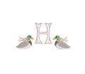 Mallard Girl Single Duck Machine Embroidery Design 4 Sizes PES DST JEF Incl Digital Instant Download