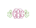 Pretty Side Bow Pearl Knots 4 Sizes Machine Embroidery Design PES DST JEF+++ Incl Digital Instant Download