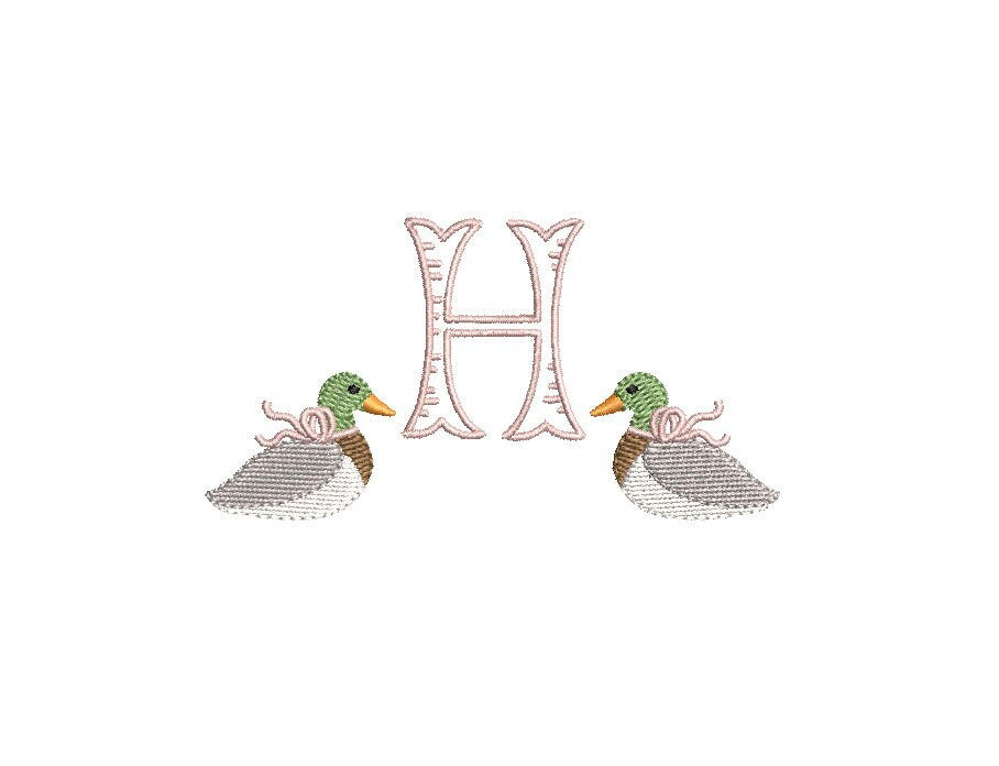 Mallard Girl Single Duck Machine Embroidery Design 4 Sizes PES DST JEF Incl Digital Instant Download