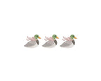 Mallard Girl with Bow Trio Duck Machine Embroidery Design 3 Sizes PES DST JEF Incl Digital Instant Download
