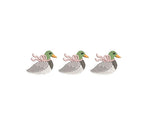 Mallard Girl with Bow Trio Duck Machine Embroidery Design 3 Sizes PES DST JEF Incl Digital Instant Download