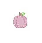 Pumpkin Pearl Knots Beaded Single Light Sketch Machine Embroidery Design 7 Sizes PES DST JEF Incl Digital Instant Download