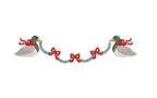 Mallard Girl Ducks Bows & Vine Garland Banner Bunting Swag Frame Machine Embroidery Design 3 Sizes Digital Instant Download