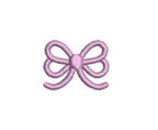 Mini Bow Frame Bundle Machine Embroidery Designs: 3 Styles, PES DST JEF++ (Digital Download)