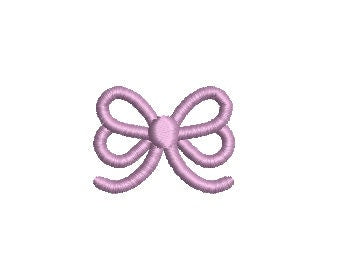 Mini Bow Frame Bundle Machine Embroidery Designs: 3 Styles, PES DST JEF++ (Digital Download)