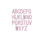 Pearl Knot Beaded Font All Caps Machine Embroidery Design 6 Sizes BX PES DST+++ Incl Digital Instant Download