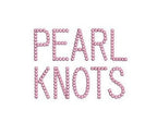 Pearl Knot Beaded Font All Caps Machine Embroidery Design 6 Sizes BX PES DST+++ Incl Digital Instant Download