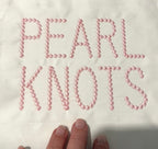 Pearl Knot Beaded Font All Caps Machine Embroidery Design 6 Sizes BX PES DST+++ Incl Digital Instant Download