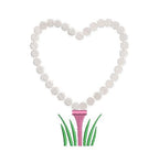 Golf Balls Heart & Tee 5 Sizes PES DST JEF++ Incl Digital Instant Download