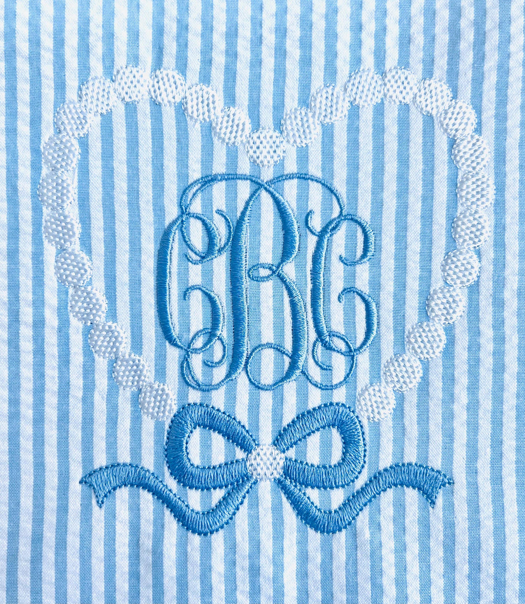 Golf Balls & Bow Heart Frame 5 Sizes PES DST JEF++ Incl Digital Instant Download
