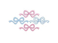 Classic Bow Bundle, 4 Heirloom Frame Designs, for Machine Embroidery, Mult Sizes PES DST JEF++ Incl Digital Instant Download
