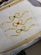 Rope Fill Long Bow Bundle, 3 Styles, Heirloom Frame Designs, for Machine Embroidery, 5 Sizes PES DST JEF++Incl Digital Instant Download