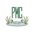 Mallard Ducks Reeds Cattails in a Pond, for Machine Embroidery, 5 Sizes PES++ Incl Digital Instant Download