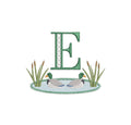 Mallard Ducks Reeds Cattails in a Pond, for Machine Embroidery, 5 Sizes PES++ Incl Digital Instant Download