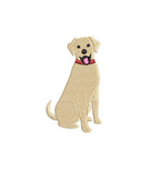 Happy Dog Machine Embroidery Design, 5 Sizes PES++ Incl Digital Instant Download