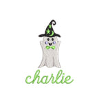 Halloween Ghost Wizard Boy Design, for Machine Embroidery, 5 Sizes PES++ Incl Digital Instant Download