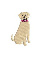 Happy Dog Machine Embroidery Design, 5 Sizes PES++ Incl Digital Instant Download
