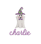Halloween Ghost Wizard Boy Design, for Machine Embroidery, 5 Sizes PES++ Incl Digital Instant Download