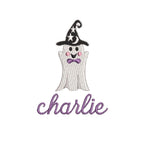 Halloween Ghost Wizard Boy Design, for Machine Embroidery, 5 Sizes PES++ Incl Digital Instant Download