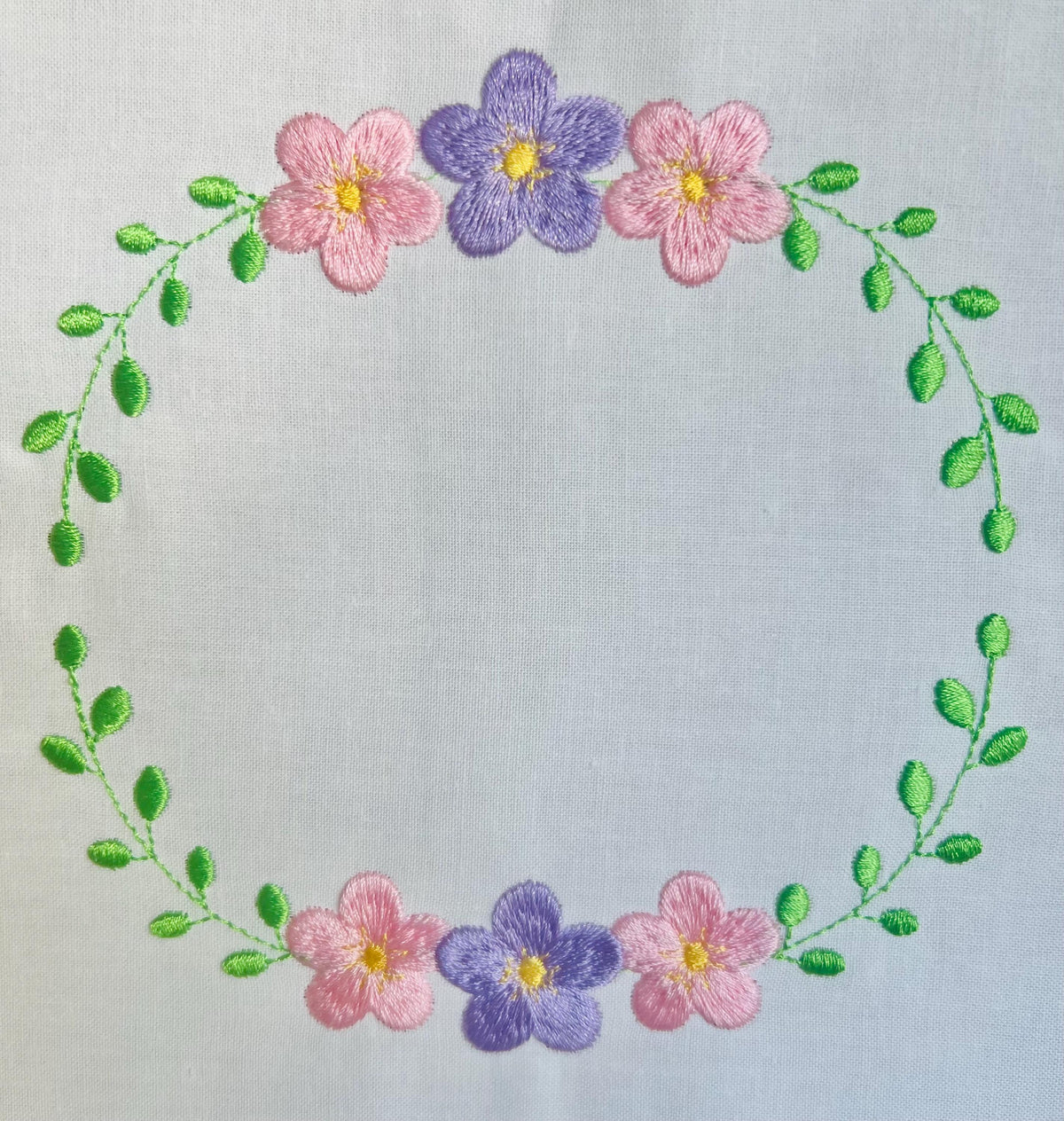 Floral & Ivy Full Monogram Frame, Machine Embroidery Design, 4 Sizes, PES DST JEF++ Incl Digital Instant Download