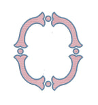 Fishtail FILL & Satin Monogram Frame, Machine Embroidery Design, 6 Sizes, PES DST+++ Incl Digital Instant Download