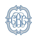 Fishtail FILL & Satin Monogram Frame, Machine Embroidery Design, 6 Sizes, PES DST+++ Incl Digital Instant Download