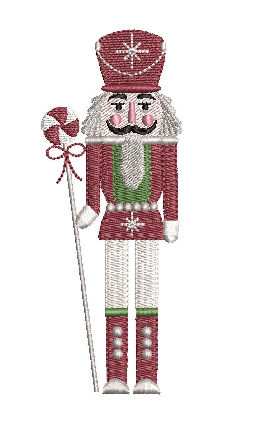 Nutcracker Sir Peppermint, 5 Sizes, Machine Embroidery Design PES DST JEF++ Included In Digital Instant Download