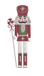 Nutcracker Sir Peppermint, 5 Sizes, Machine Embroidery Design PES DST JEF++ Included In Digital Instant Download