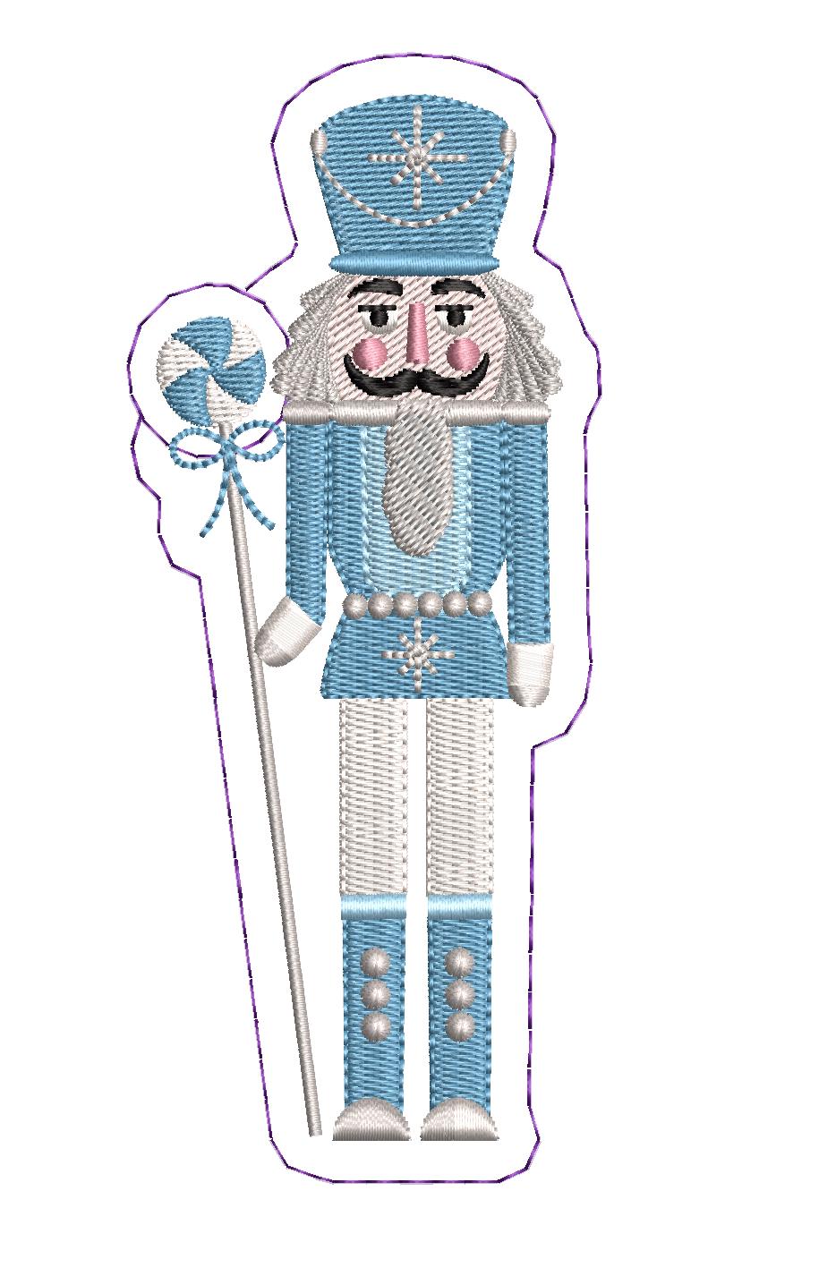 Nutcracker Sir Peppermint, 5 Sizes, Machine Embroidery Design PES DST JEF++ Included In Digital Instant Download