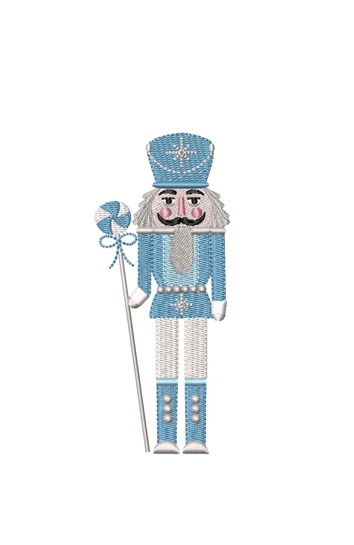Nutcracker Sir Peppermint, 5 Sizes, Machine Embroidery Design PES DST JEF++ Included In Digital Instant Download