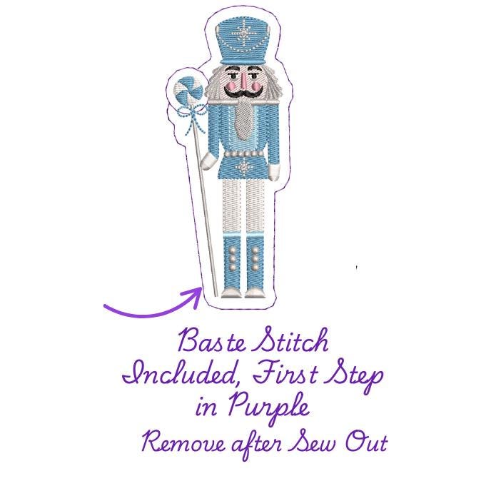Nutcracker Sir Peppermint, 5 Sizes, Machine Embroidery Design PES DST JEF++ Included In Digital Instant Download