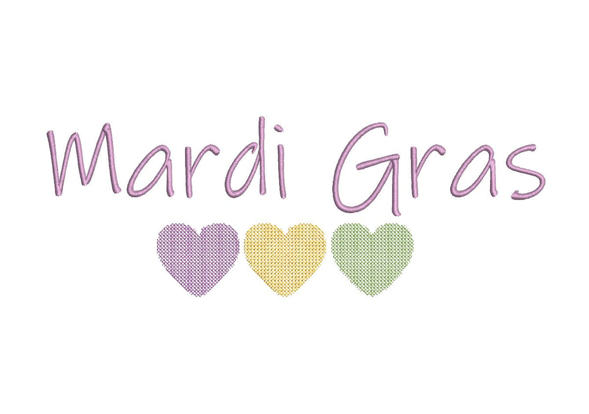 Heart Trio Cross Stitch Three Color, 5 Sizes, Machine Embroidery Design, Quick Stitch PES DST JEF Digital Download