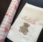 Cross Stitch Teddy Bear, Machine Embroidery Design, 5 Sizes, PES DST+++ Incl Digital Instant Download